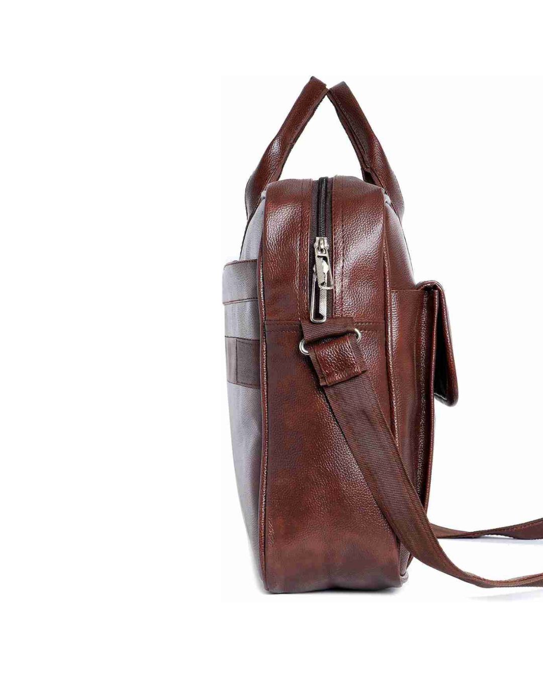 Heganwalk Premium Brown Laptop Office Bag – Sleek, Durable & Functional view 2
