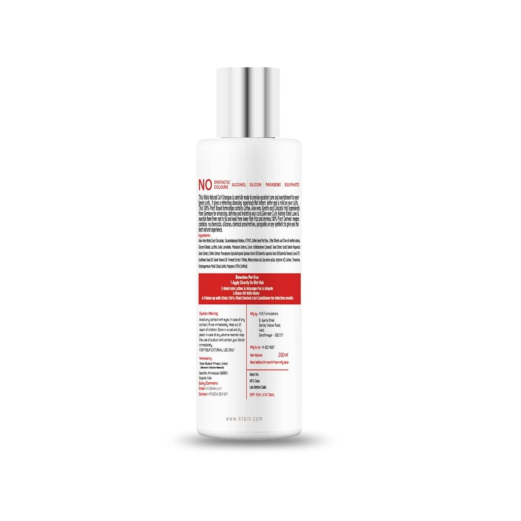 Ktein Natural Plant Derived Curl Shampoo view 2