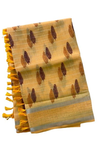 Linen Saree