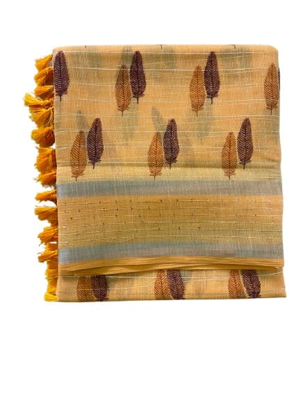 Linen Saree view 2