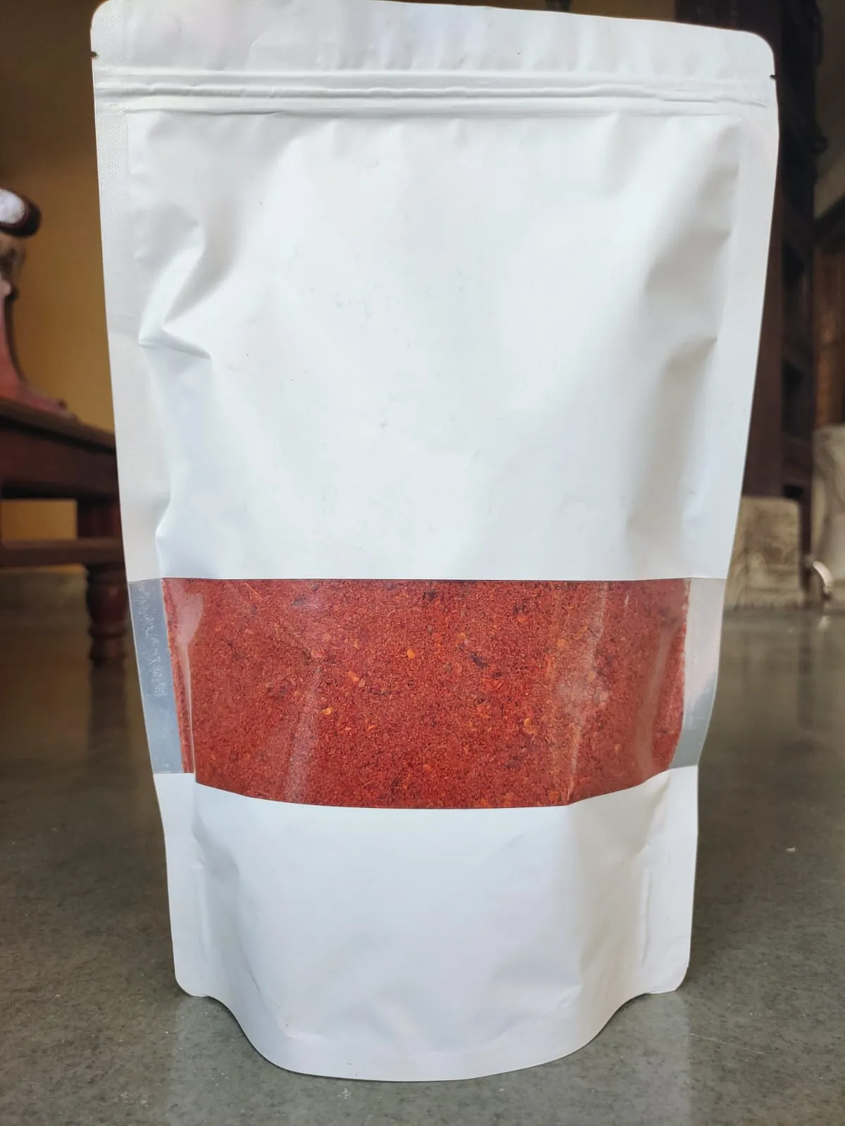 Red chilly powder view 2