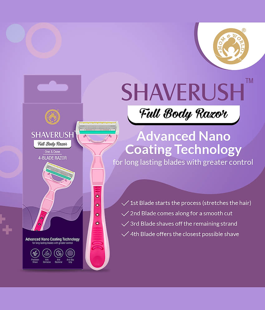 Mom & World - Manual Razor ( Pack of 1 ) view 2