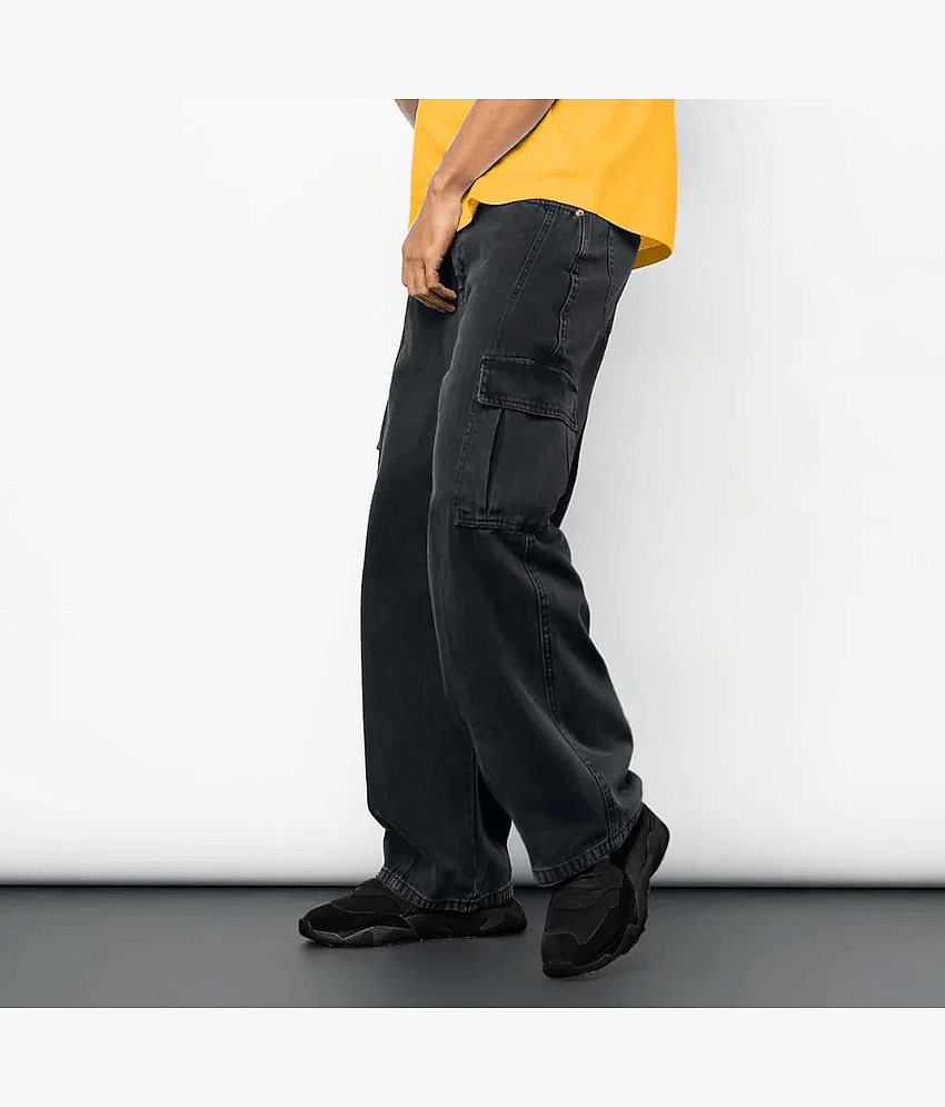 RAGZO Relaxed Basic Men's Jeans - Black ( Pack of 1 ) view 2