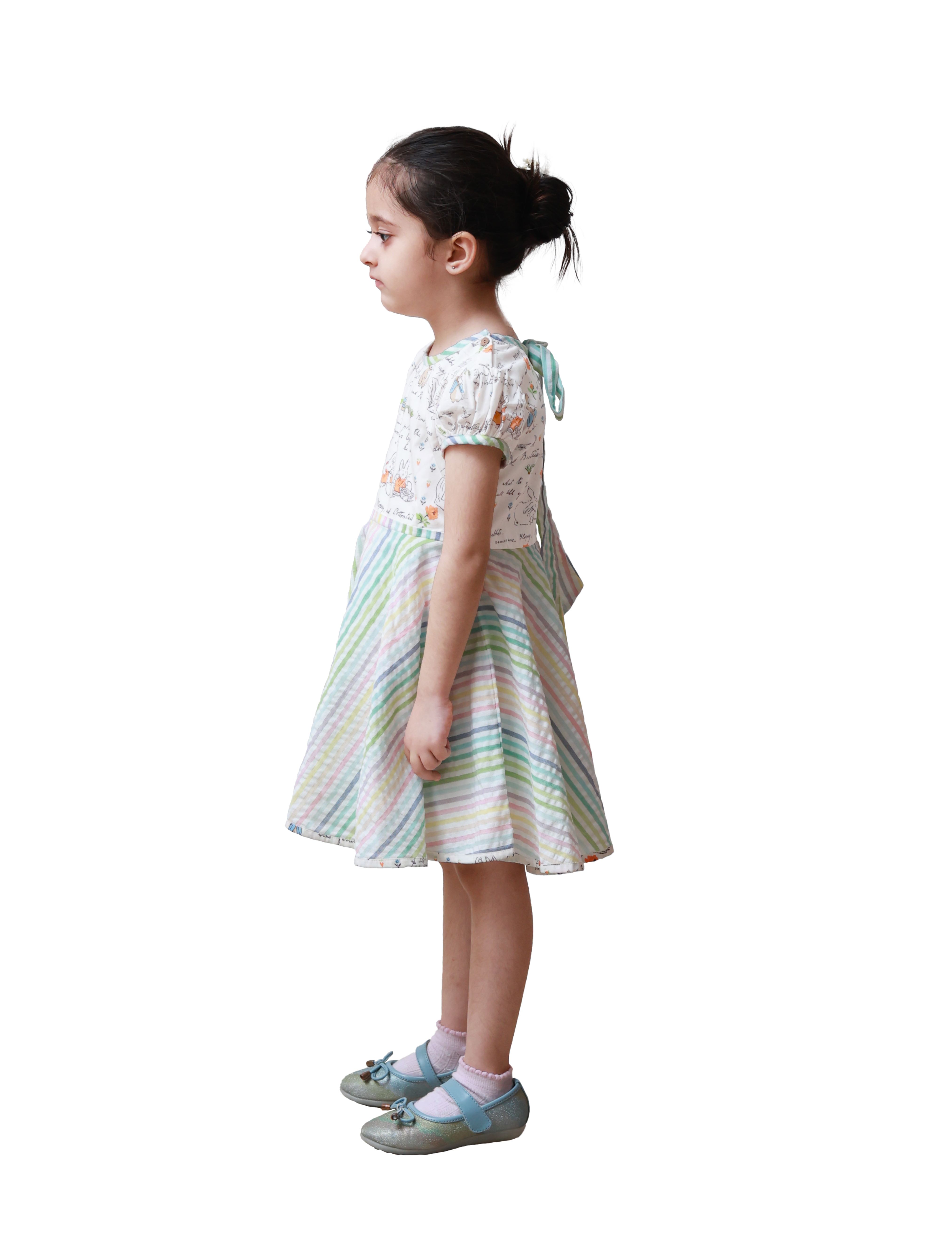 DE CHEVALERiE en Rouge -Tulip Juliet Frock - Pastels 4- 5 Years view 2