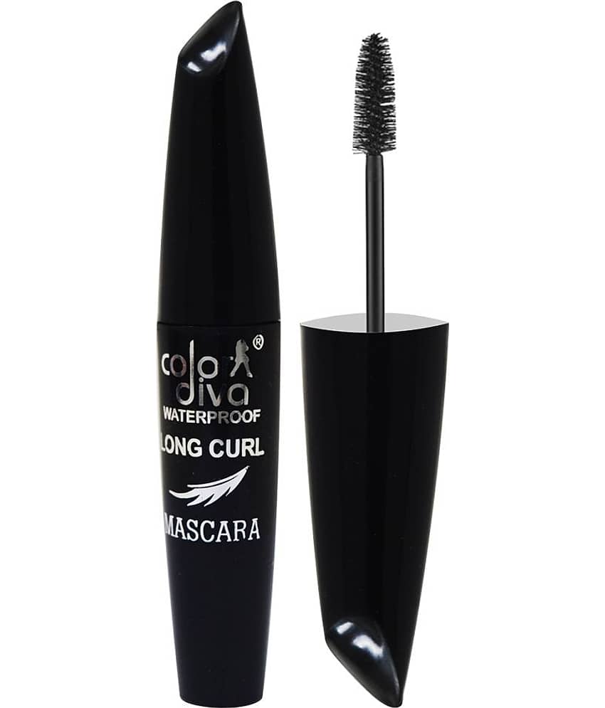 Color Diva Eye Mascara, Water Resistant, Long-Lasting, Black, Shade-104, 6ml view 2
