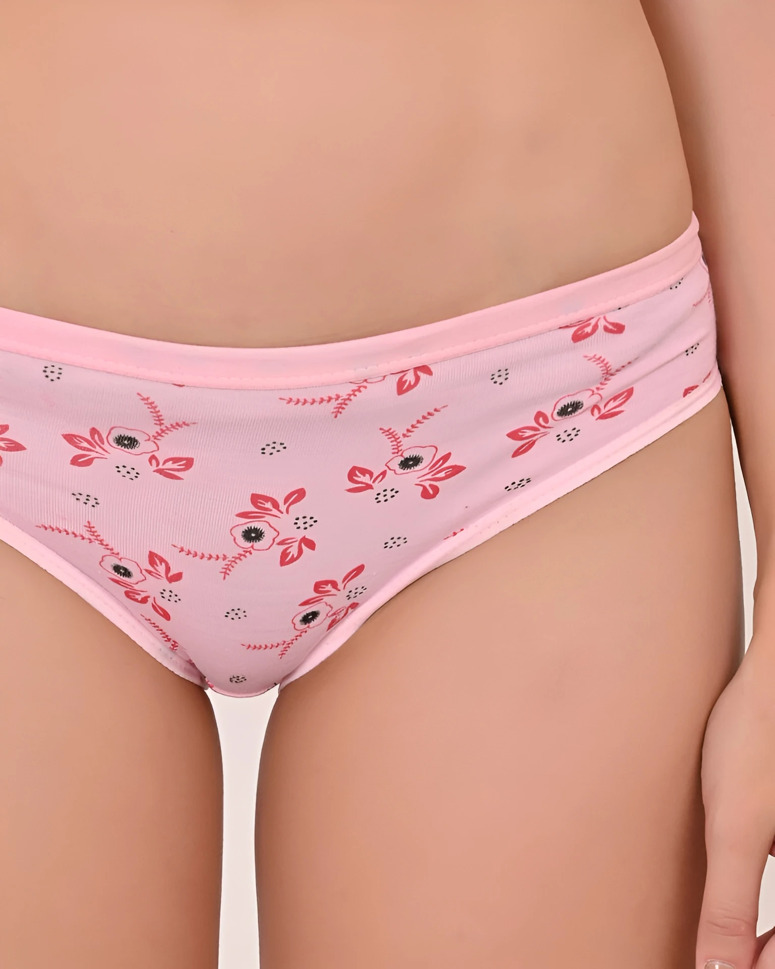 SLINGKINI Bra & Panty Set Floral Print, Printed Multicolor Lingerie 3 Set view 2