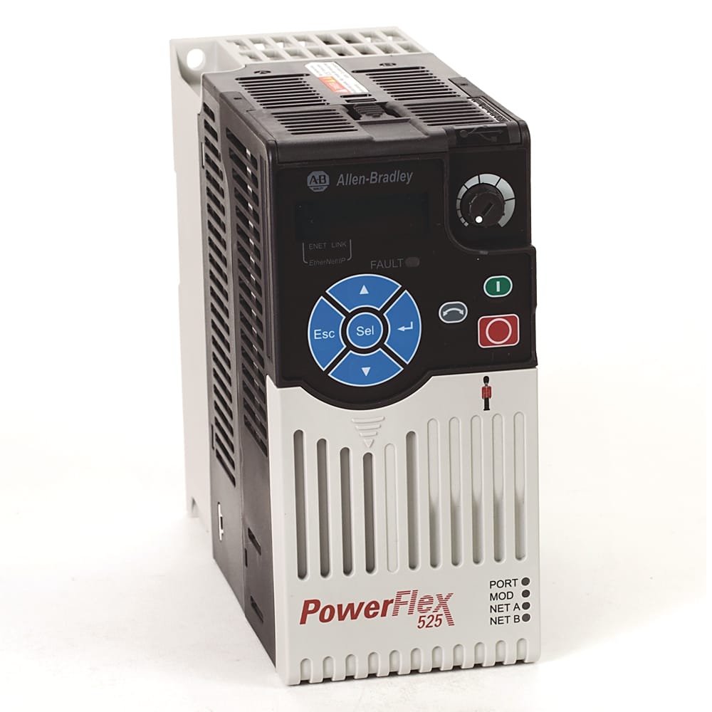 Allen Bradley 25B-D2P3N104 PowerFlex 525 AC Drive 380-480V 0.75KW VFD Sealed in Box