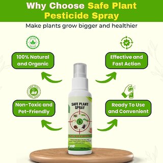 Safe Plant Spray Natural Pesticide for Plants Home garden with Nutrients Controls Mealybugs, Fungal Attacks Pack of 2 view 2