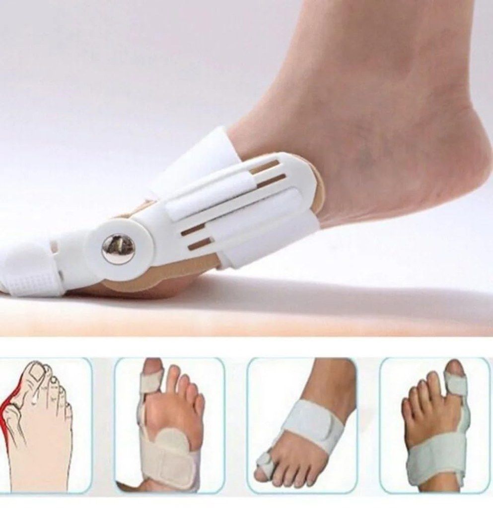 Heavy Duty Bunion Splint & Bunion Valgus Corrector | Hallux Valgus Big Toe & Thumb Support | Pain Relief, Alignment Splint with Movable Pad, Spreader & Cushion | Adjustable Protective Cover for Men & Women-1 Pair (Original Quality) view 2