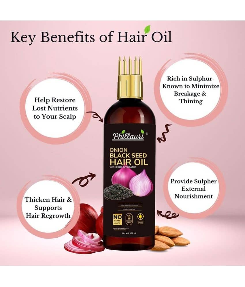 Phillauri - Anti Hair Fall Onion Oil 300 ml ( Pack of 3 ) view 2