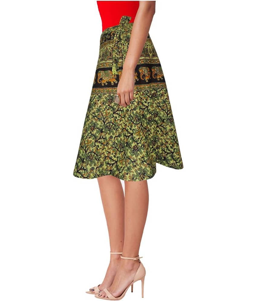 Sttoffa Cotton Wrap Skirt view 2