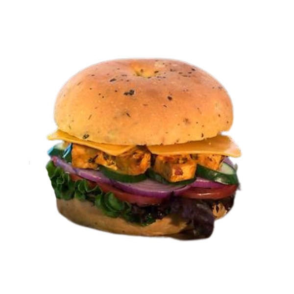 Grilled Paneer Steak Burger