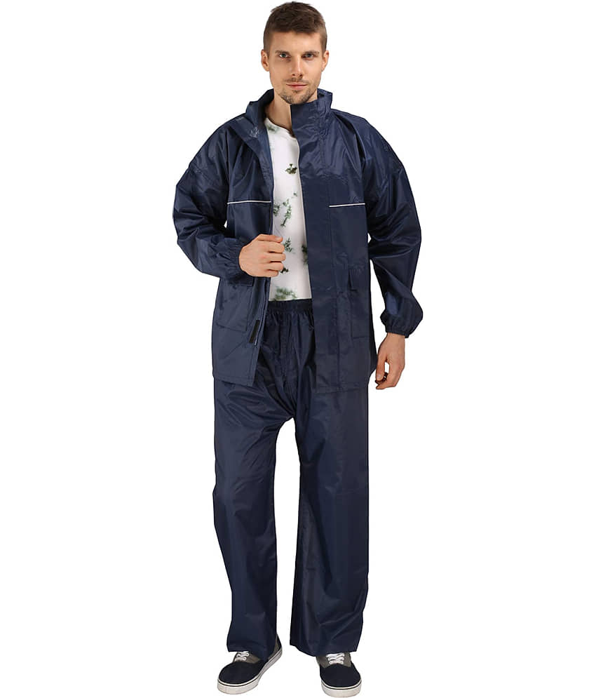 Goodluck Raincoat Set - Navy view 2