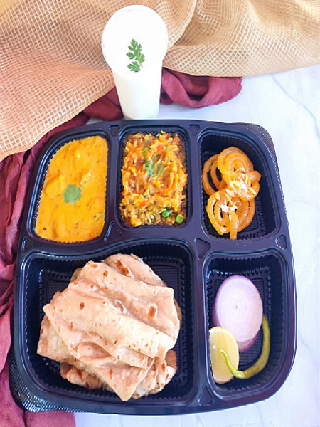 Gatte ki sabzi & dal khichdi meal combo