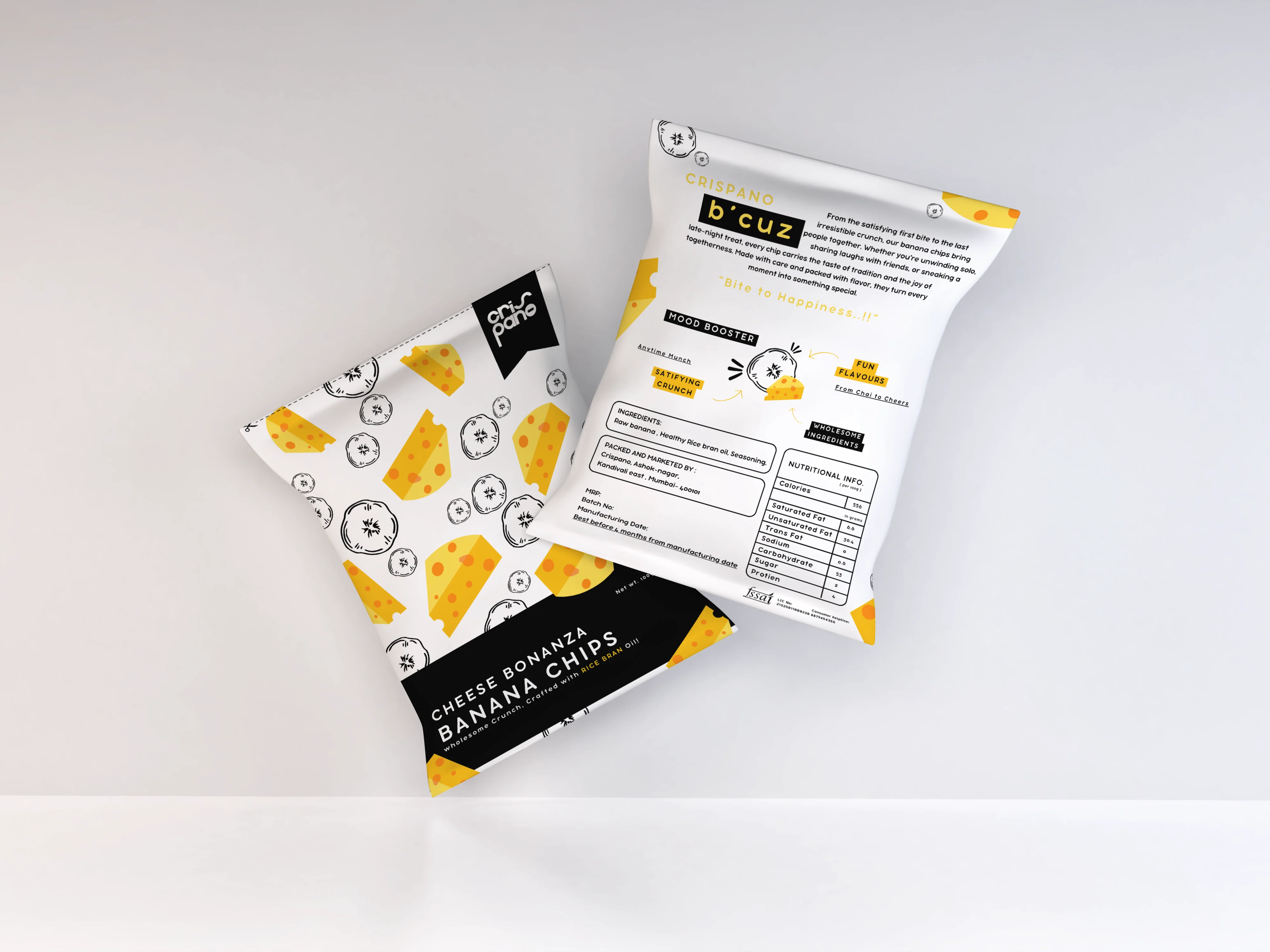 CHEESE BONANZA banana chips 65 G view 2