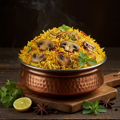 Mushroom Biryani