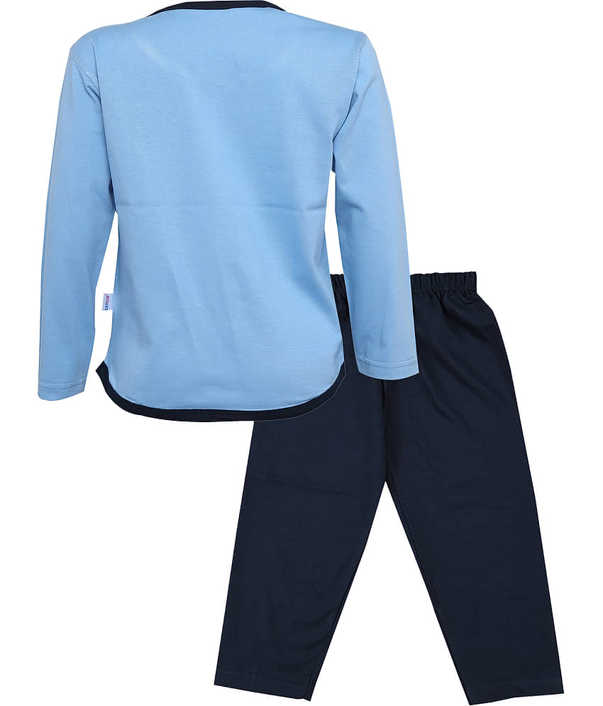 CATCUB Baby Girls Cotton ( Blue ) view 2