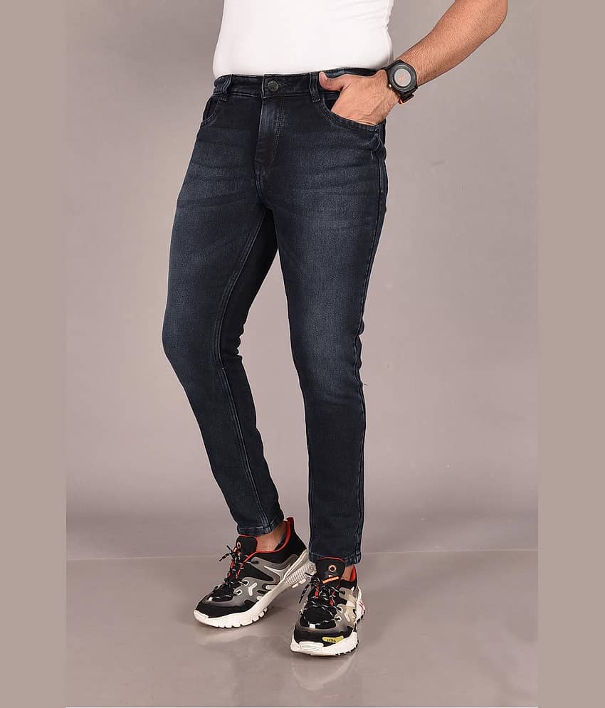 Aflash Slim Fit Faded Men's Jeans - Grey ( Pack of 1 ) view 2