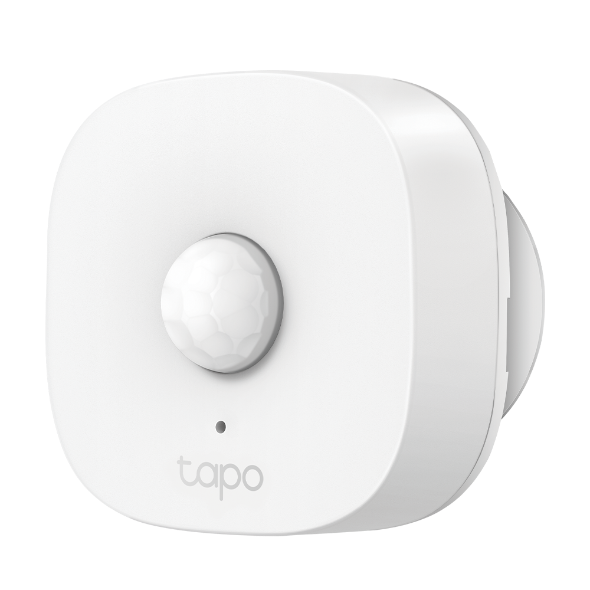 TP-Link Tapo T100 120° PIR Smart Motion Sensor with Motion-Activated Light, Energy Saving, Battery-Powered, Real-Time Notifications, Device Sharing