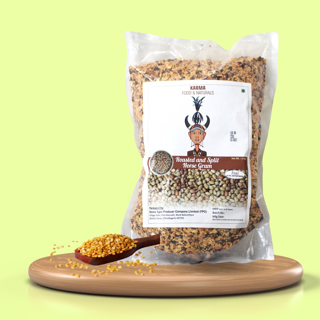 Karma Food And Naturals Roasted and Split Horse Gram - 1kg