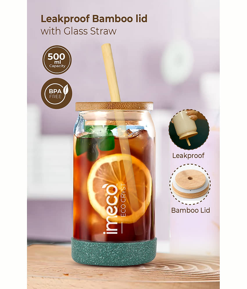 IMECO ECO CRYST Tumbler Solid Glass Coffee Mug 500 mL ( Pack of 1 ) view 2