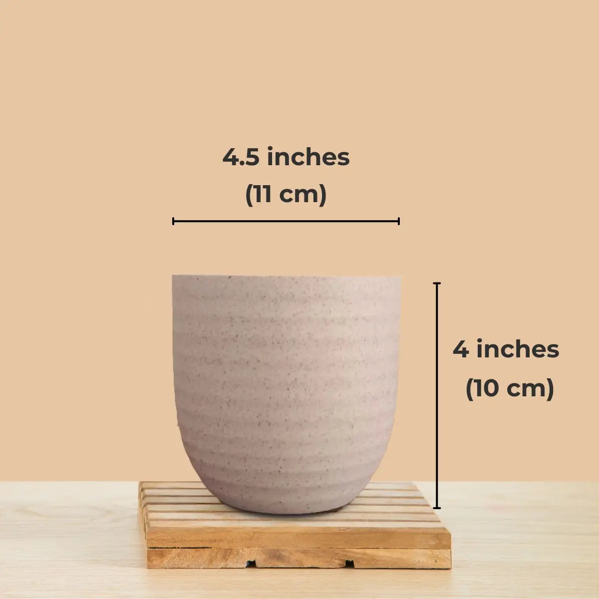 Indoor Small Pots (Multicolor) - Set of 3 view 2