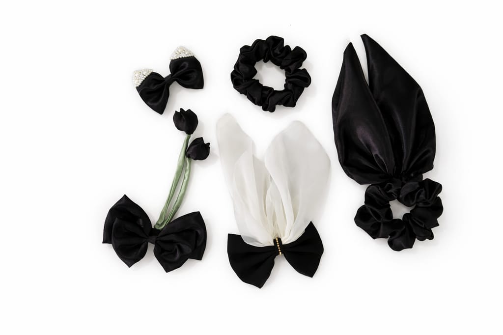 Black and White Hair Accessories view 2