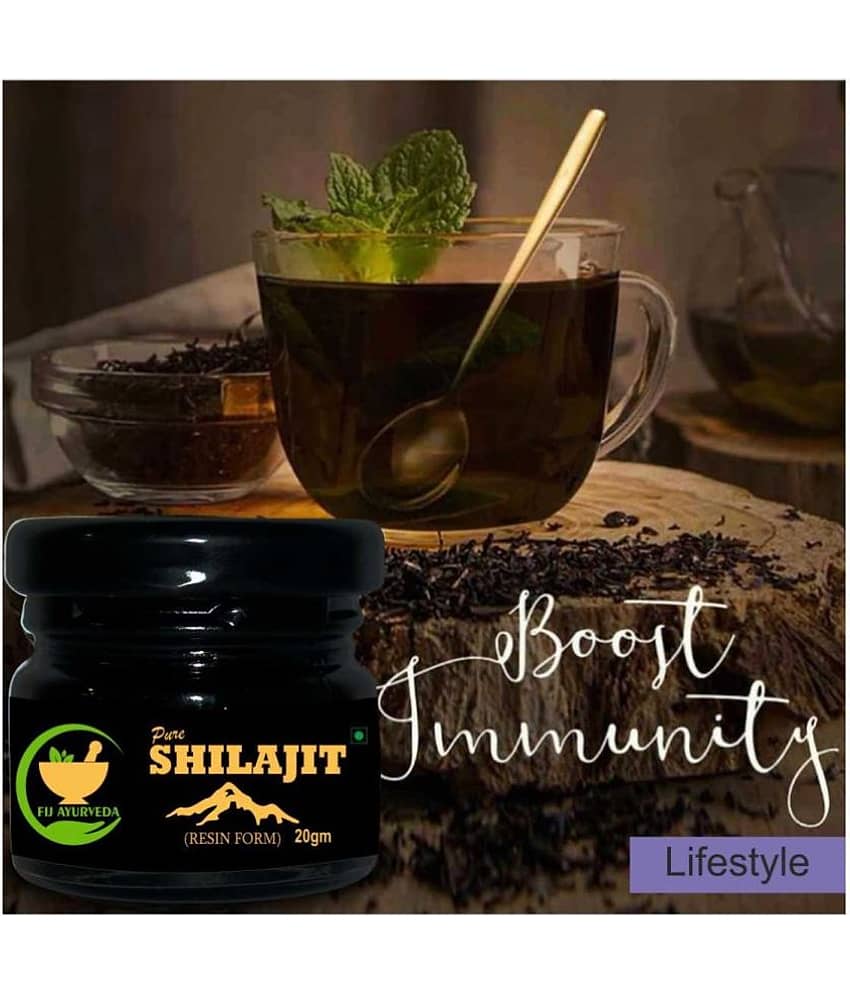 FIJ AYURVEDA Pure Ayurvedic Shilajit/Shilajit Resin (Semi Liquid) - 20Gm (Pack of 1) view 2