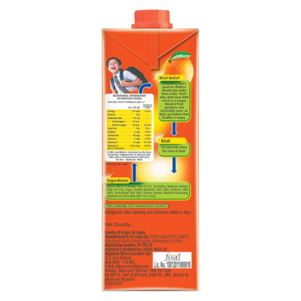 Real Mango Drink 250 Ml view 2
