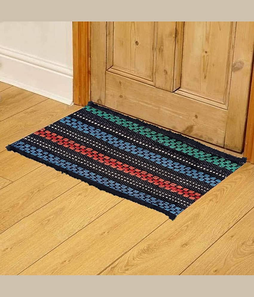 AMRO Beautility Needs - Anti-skid Cotton Door Mat ( 58 X 38 cm ) Set of 4 - Multi view 2