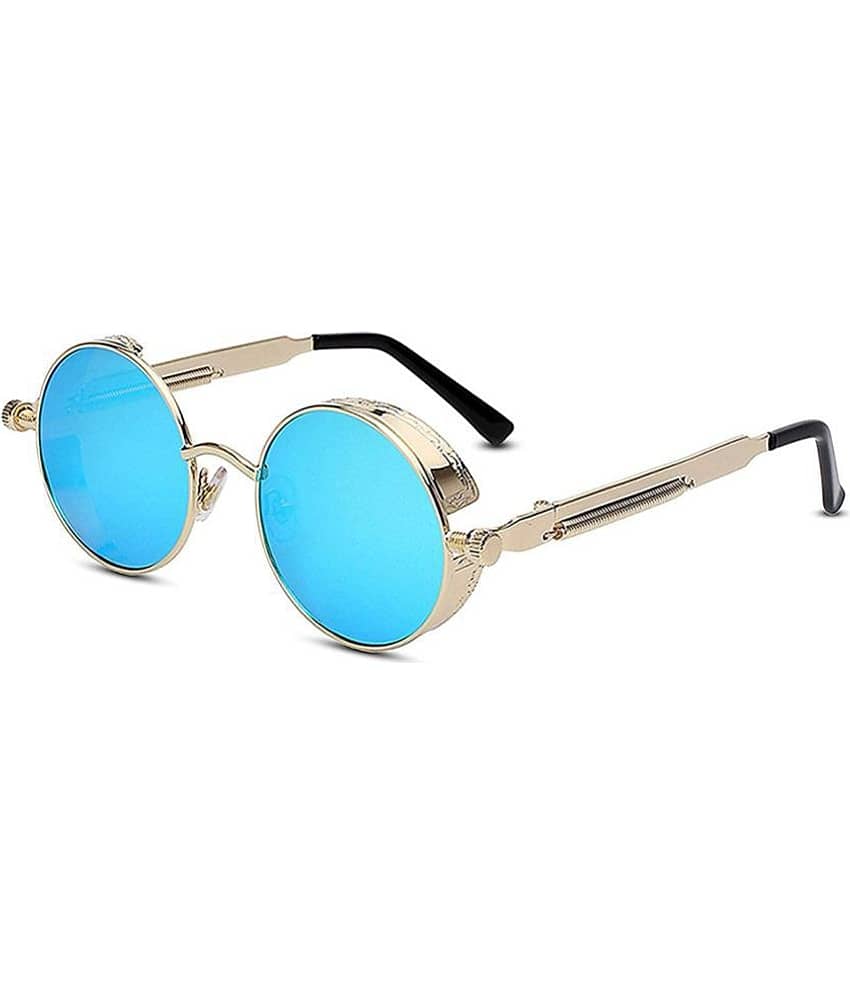Kanny Devis - Gold Round Sunglasses ( Pack of 1 ) view 2
