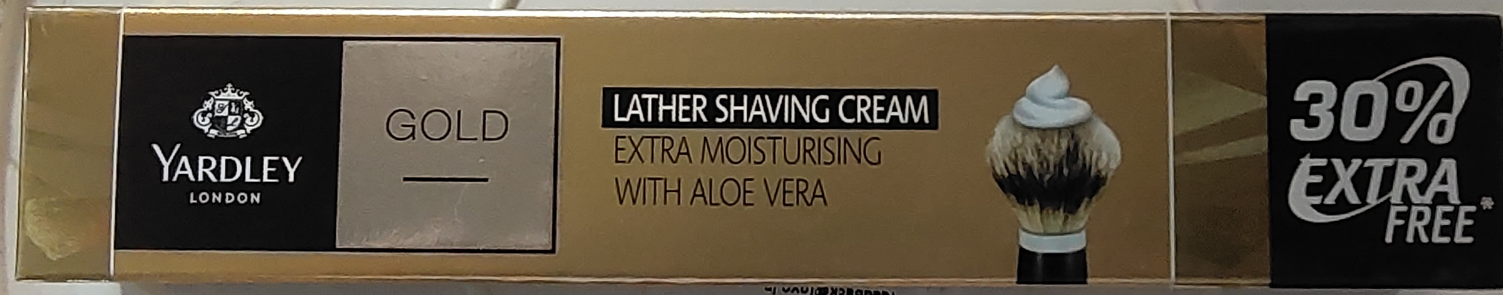 Yardley London lather shaving cream gold