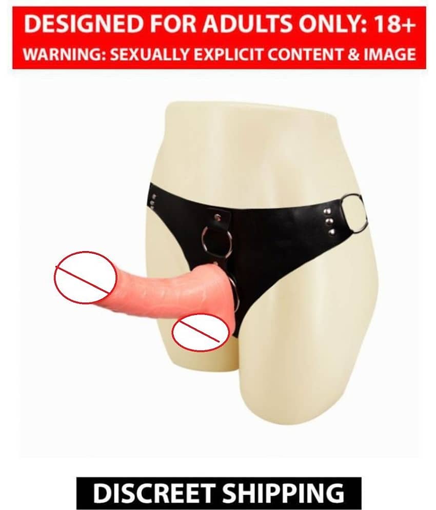 KAMAHOUSE 7 Inch Strap On Artificial Solid Penis Dildo With Belt Sex Toy For Women view 2