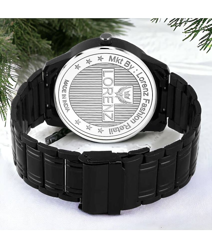 Lorenz Black Stainless Steel Analog Men's Watch view 2