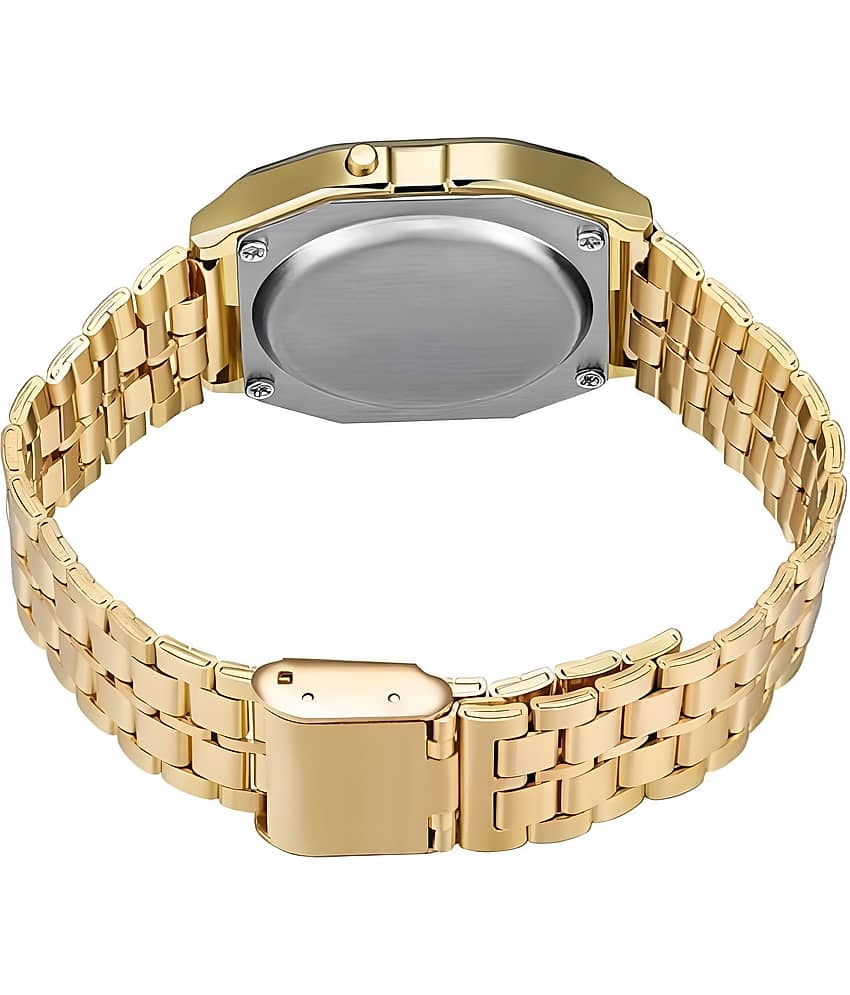 Viser Gold Metal Digital Womens Watch view 2