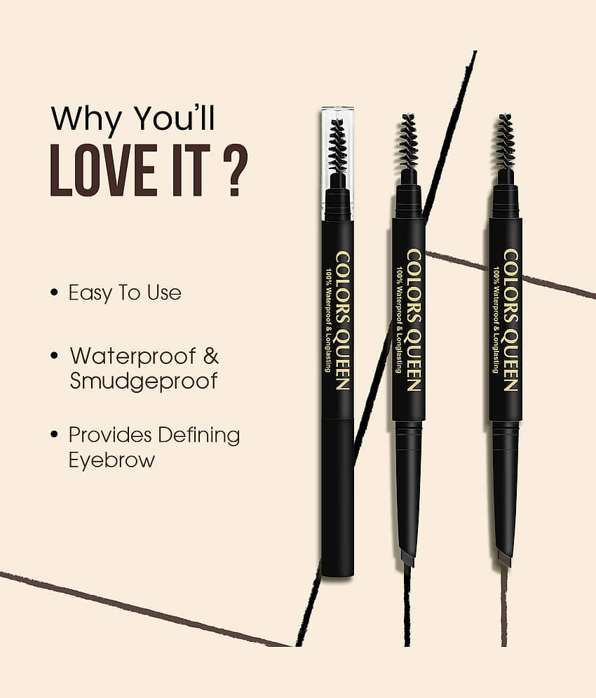 Colors Queen Brow Master Eyebrow Definer Pencil Brow Eyes Brown 2 g view 2