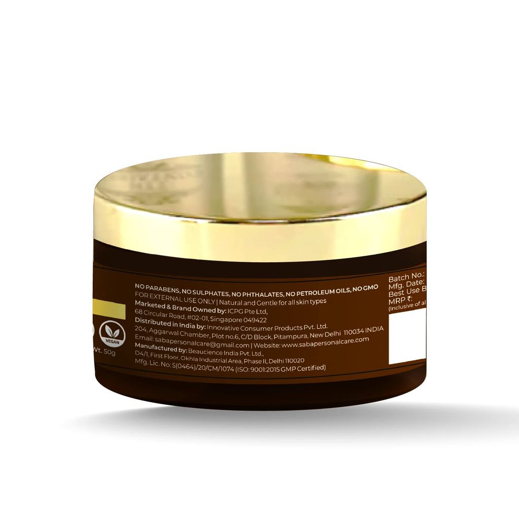 Saba Radiance+ Day Cream with Niacinamide, Vitamin C & SPF 15 | 50g view 2