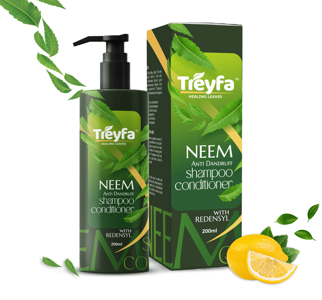 Treyfa Neem shampoo conditioner for anti dandruff, hair growth & hair fall control
