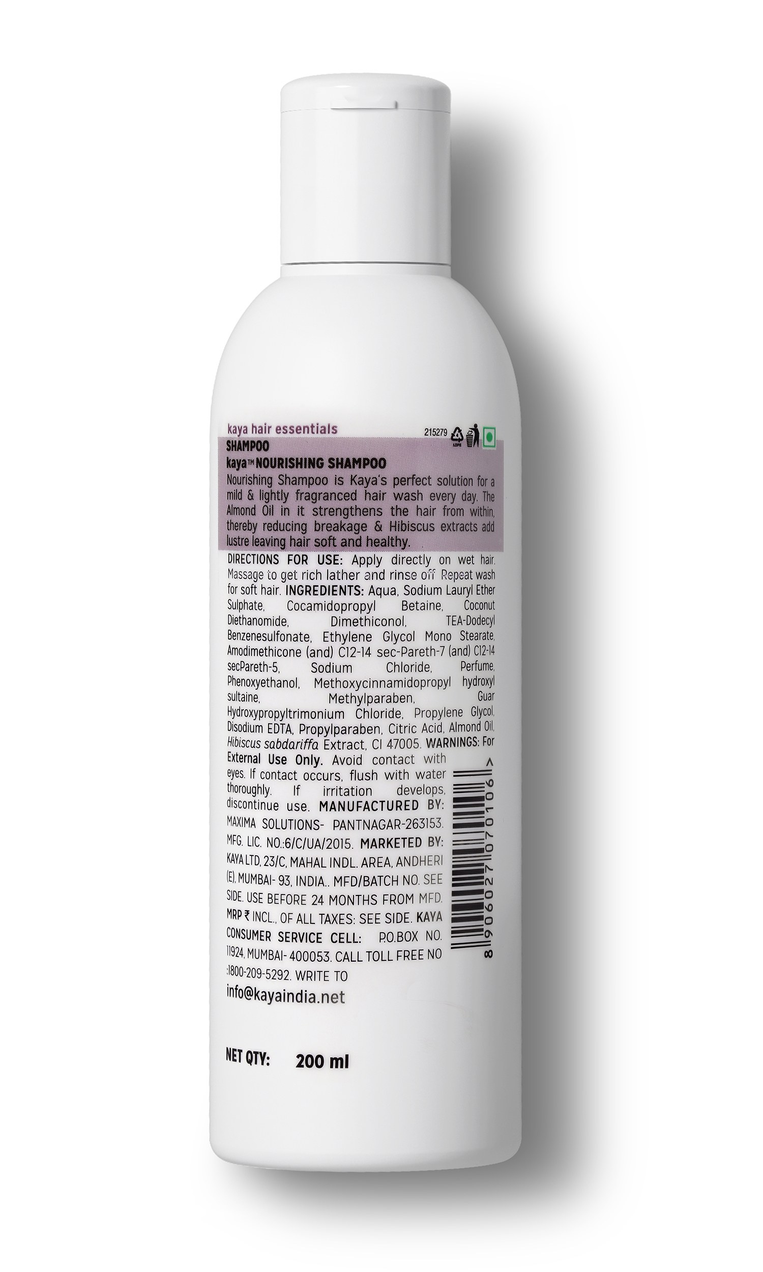 kaya Nourishing Shampoo view 2