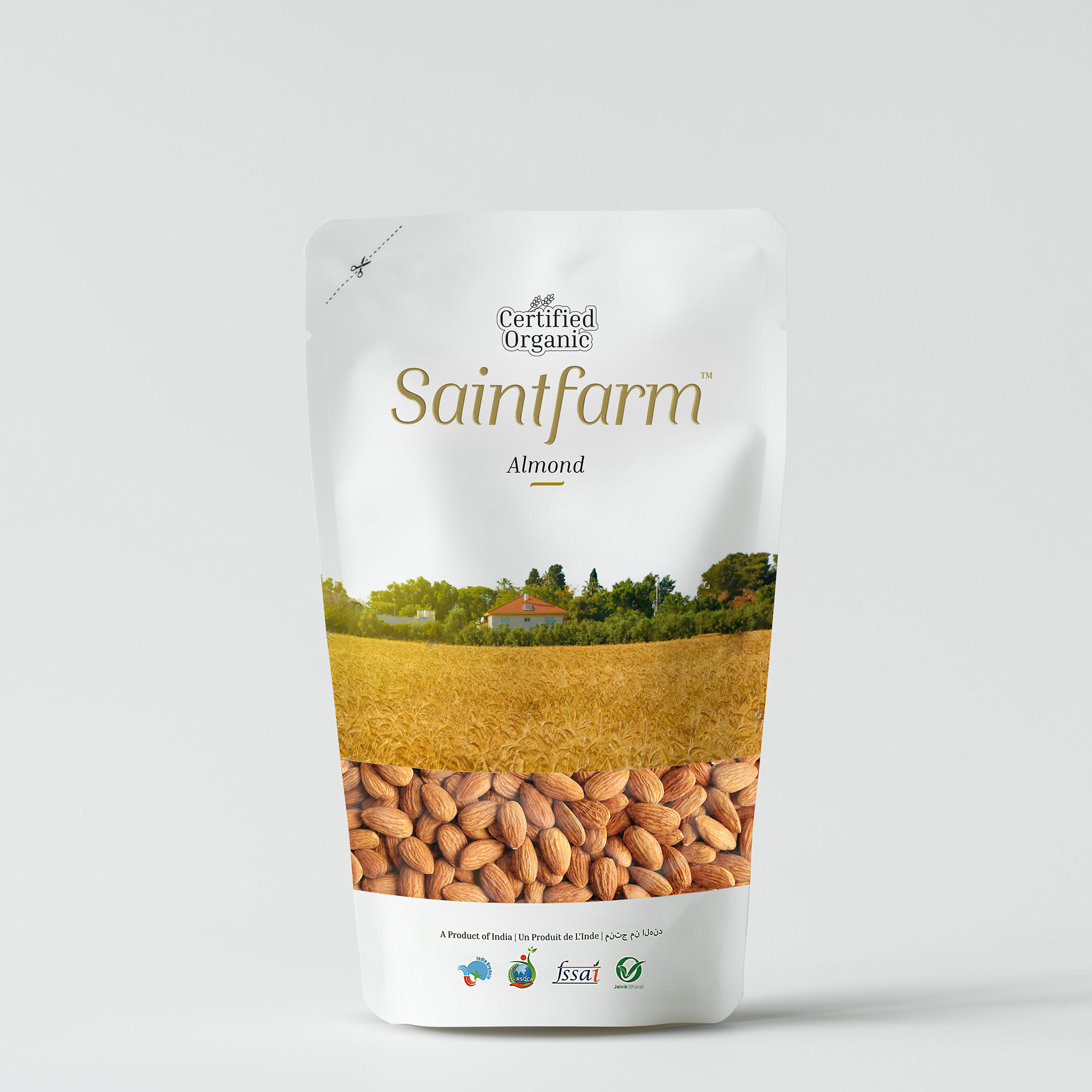 Saintfarm Organic Almonds | 500g