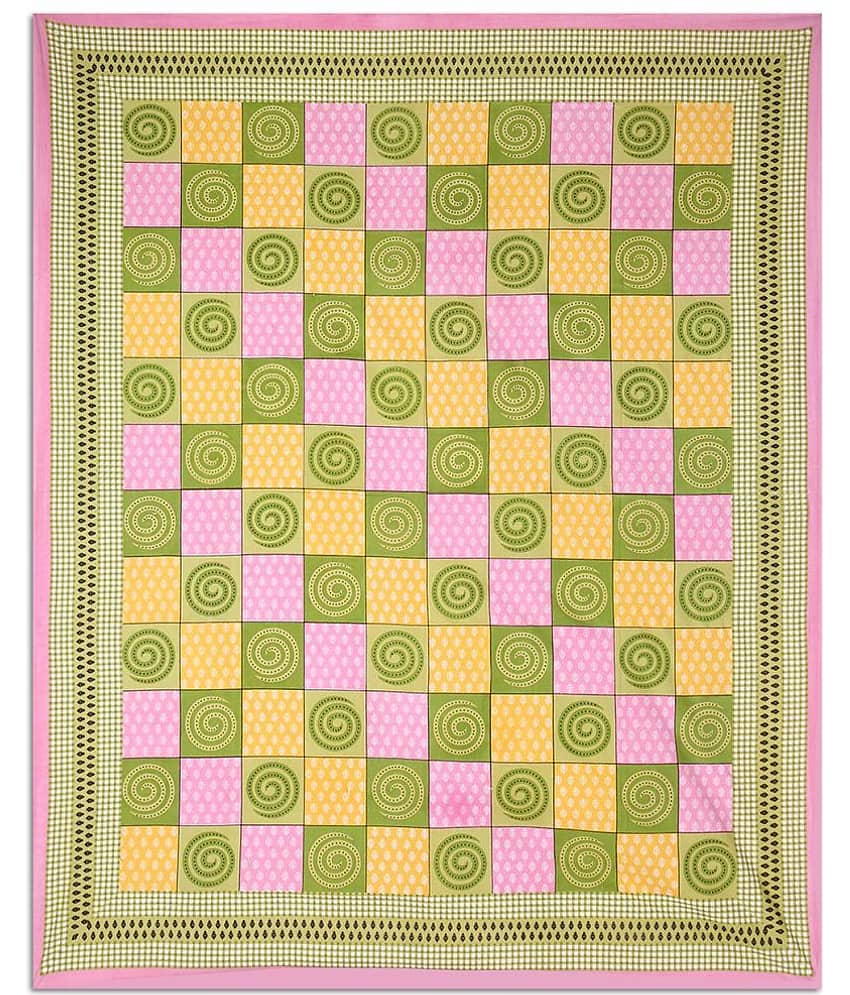 Bombay Spreads Cotton King Bedsheet ( Multicolor ) view 2