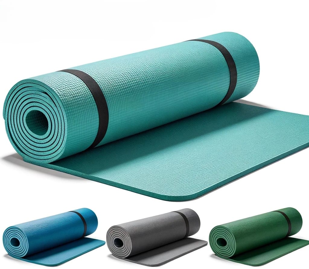 EnlightenMe Best TPE Yoga Mat - Eco-Friendly, Non-Toxic, Non-Slip, High-Density Mat for Yoga, Pilates, and Fitness… view 2