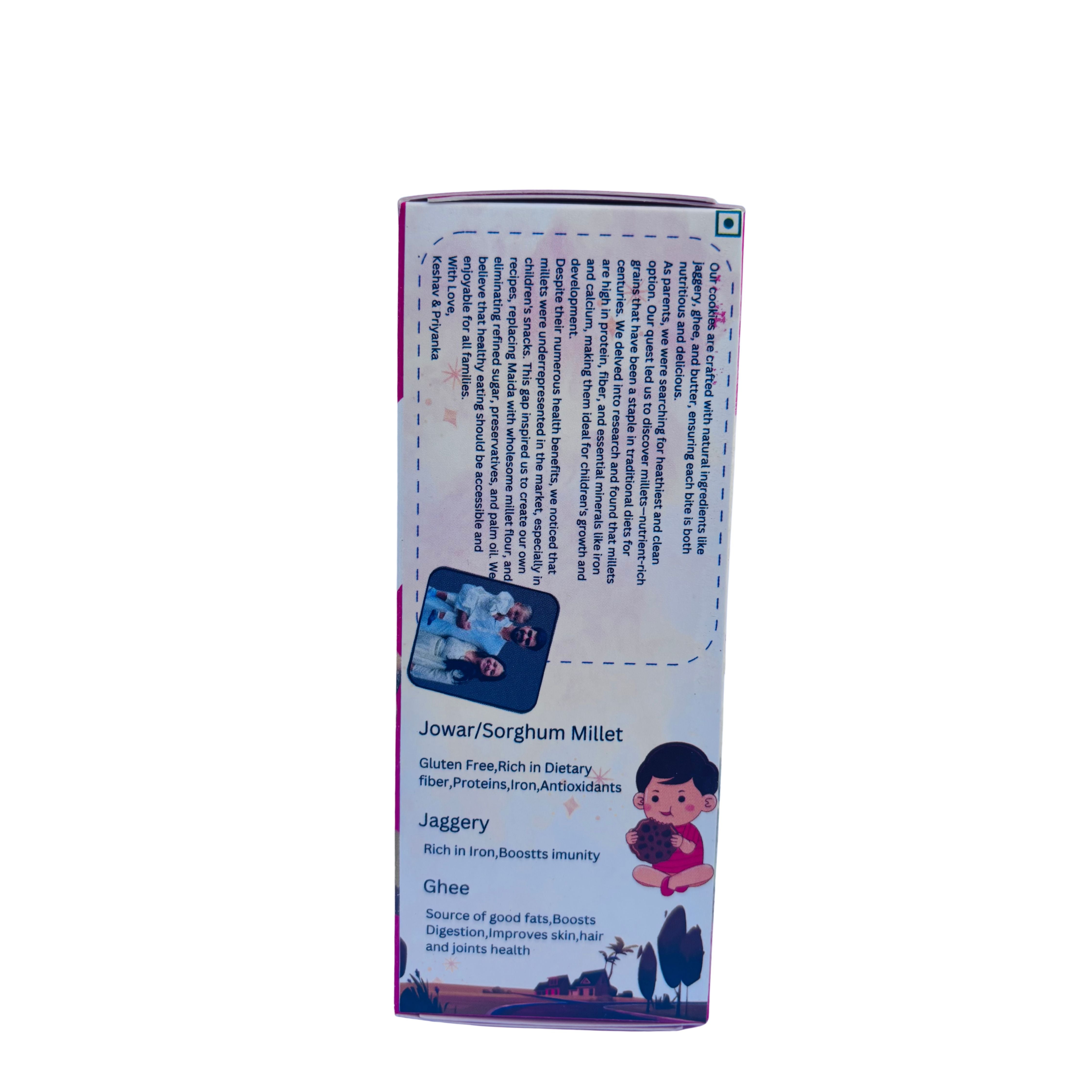KHA KHA FOODS Jowar Millet Cookies 130 g view 2
