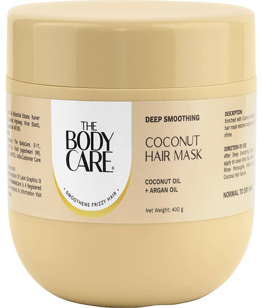 The Body Care Deep Smoothing Coconut Hair Mask With Godness of Coconut and Argon Oil 400g