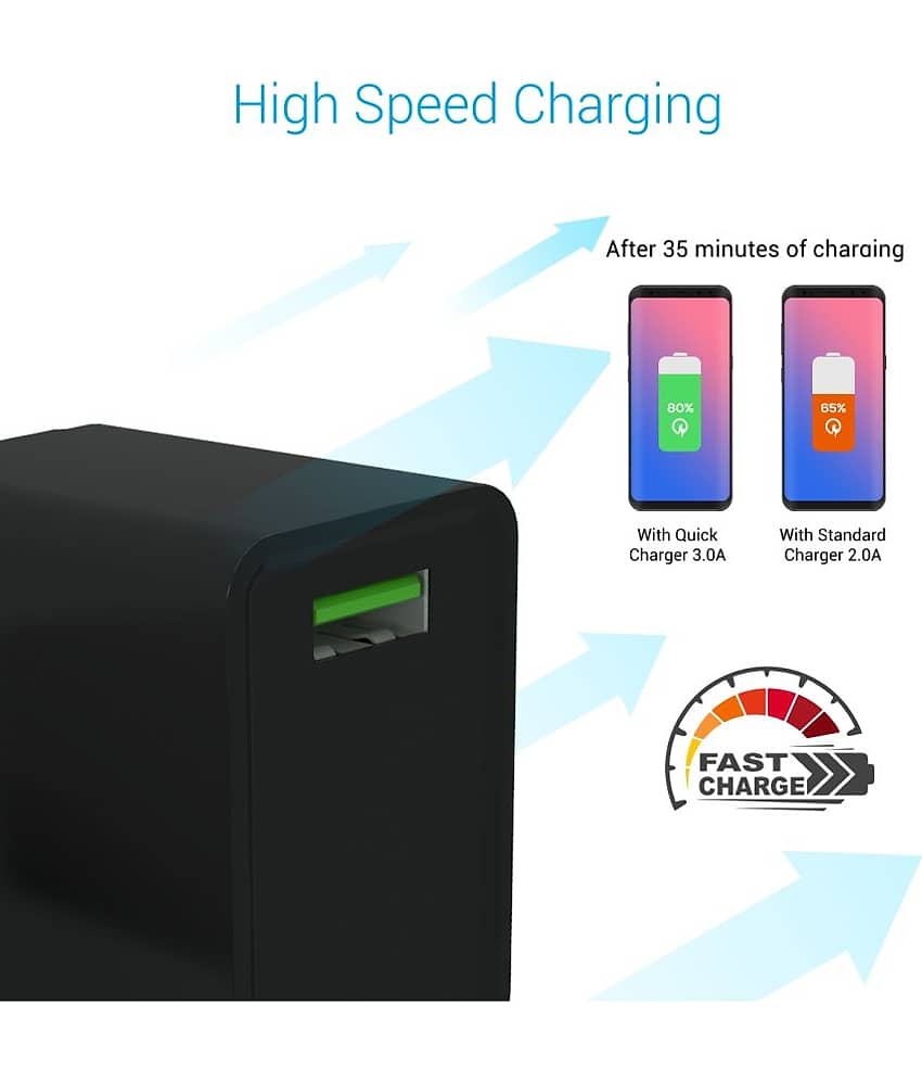 Portronics - USB 3A Wall Charger view 2