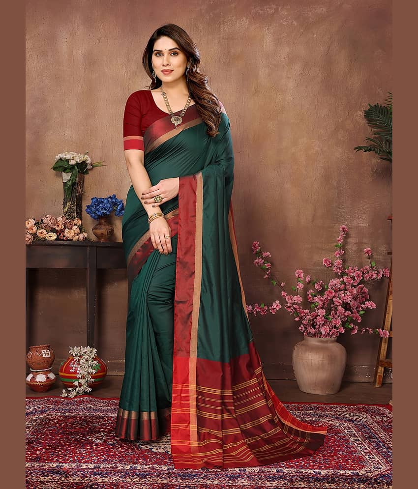NightBlue Banarasi Silk Woven Saree With Unstitched Blouse Piece ( Grey )