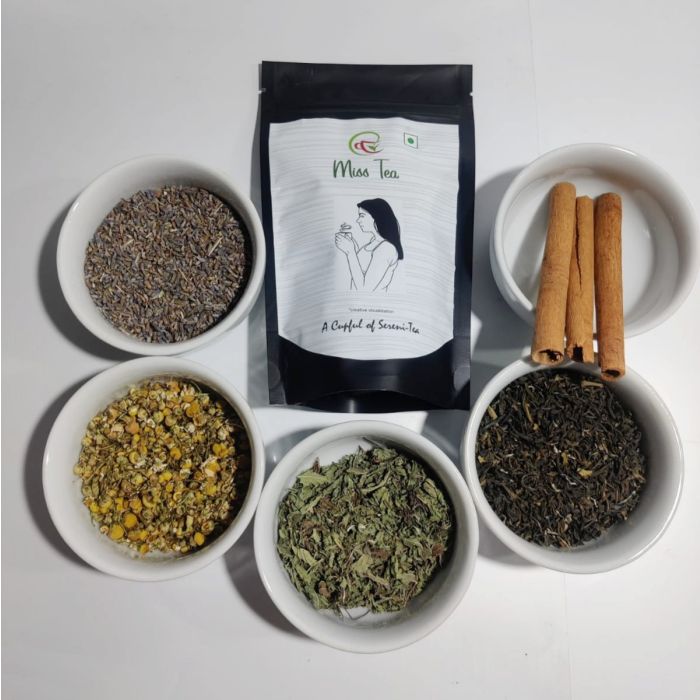 Camellia Twigs Miss Tea l Best Drink for Women l 100 gm Resealable Pouch l 50 Cups view 2