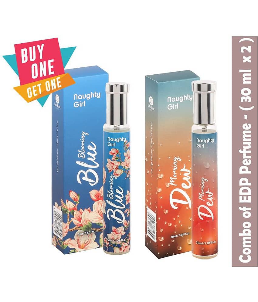 Naughty Girl Luxury EDP Morning Dew With Blooming Blue Perfumes for WomenBuy One Get One (30ml x 2) view 2