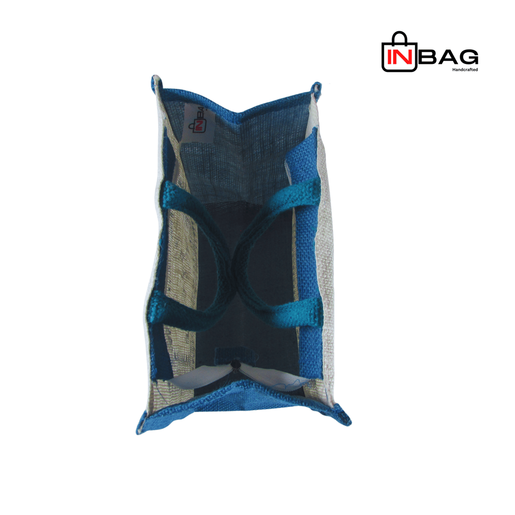 Inbag Jute Bag (Adivasi) for Lunch Box, Go Green MultiPurpose Jute Bag for Office/College/School/Tiffin/Shopping/Grocery Bag, Eco-Friendly Bag For Men, Women and Kids view 2
