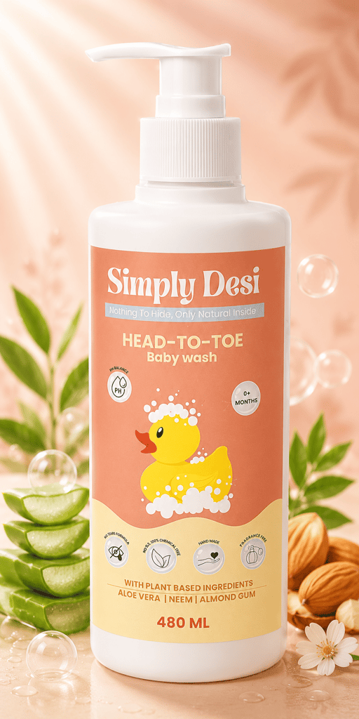 0+ head to Toe Baby wash, 480 ml